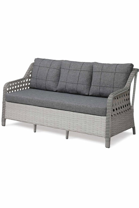 Hanah Home Conjunto de Jardín Rondi Gris Oscuro y Gris Claro